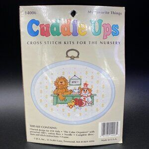 Cuddle Ups My Favorite Things 14006 Counted Cross Stitch New Sealed